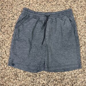 Barefoot Dreams Men's Malibu Collection Lounge Shorts Heathered Graphite Large